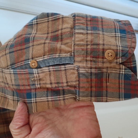 Massimo Dutti Tessuto Italiano mens L long sleeve button down plaid shirt - Picture 6 of 11